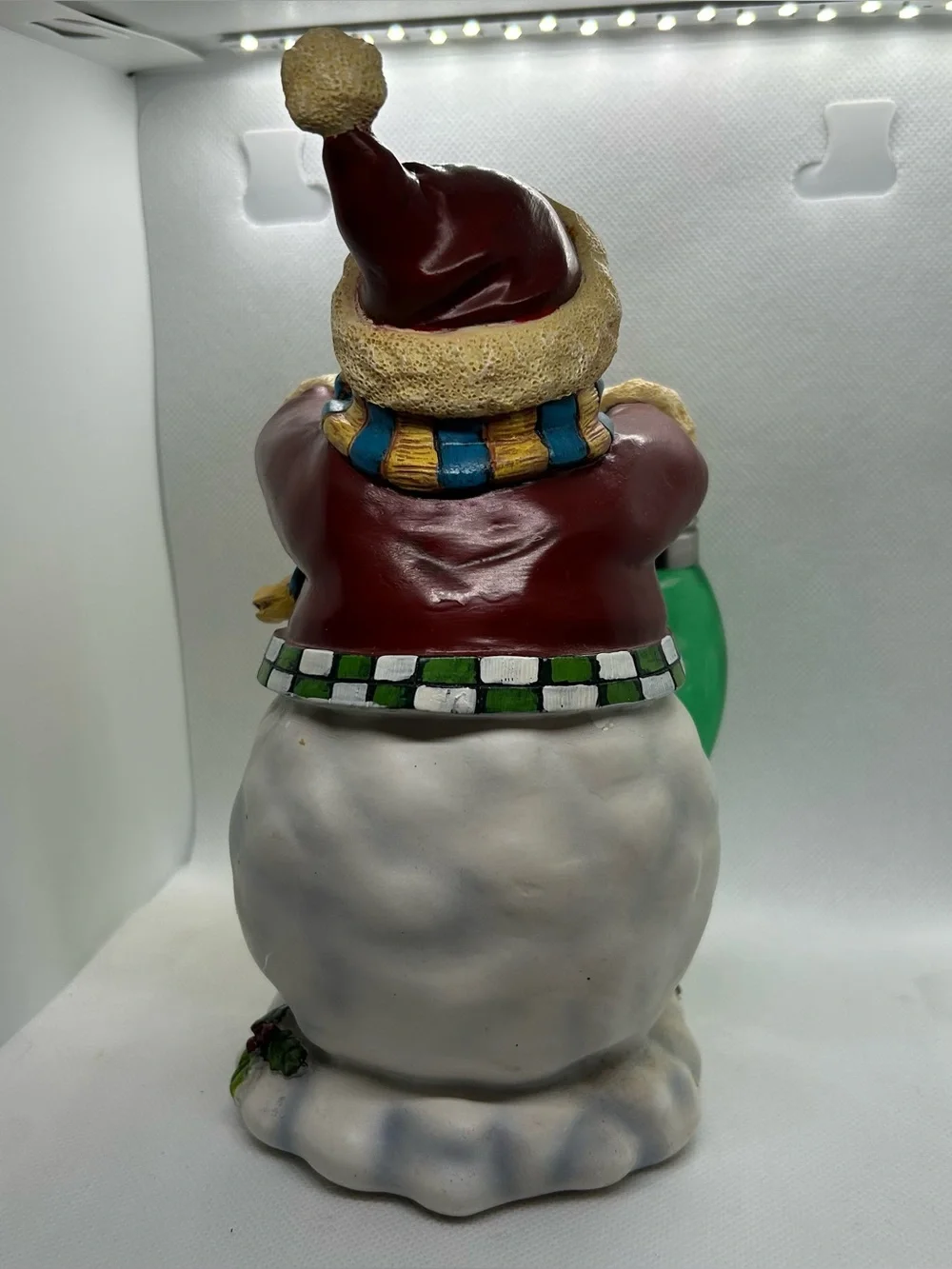 Snowman Salt and Pepper Holder Shakers magnetic Set Holiday Home Collection